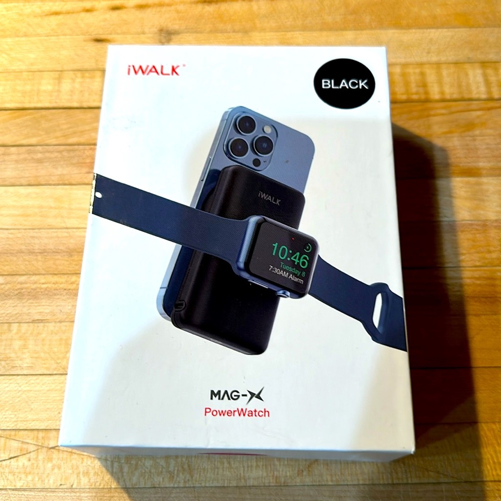 iWALK MAG-X Magnetic Wireless Power Bank/Portable iWatch Charger/Battery